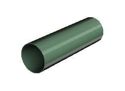 ТН ОПТИМА 120/80 мм, водосточная труба пластиковая (3 м), зеленый, шт.